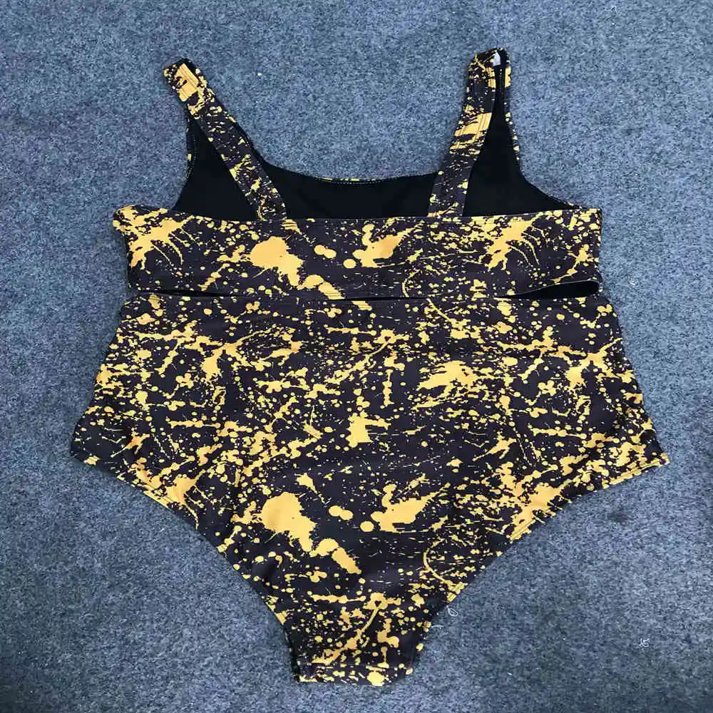 plus size swimsuit bandage 007