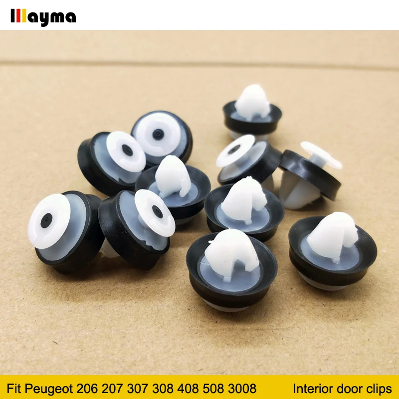 Высококачественные пластиковые зажимы для Peugeot 206 207 307 308 408 508 3008 внутренней двери