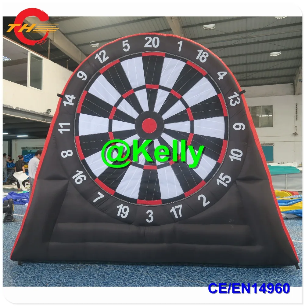 free shipping 3mH inflatable football dart board, inflatable soccer