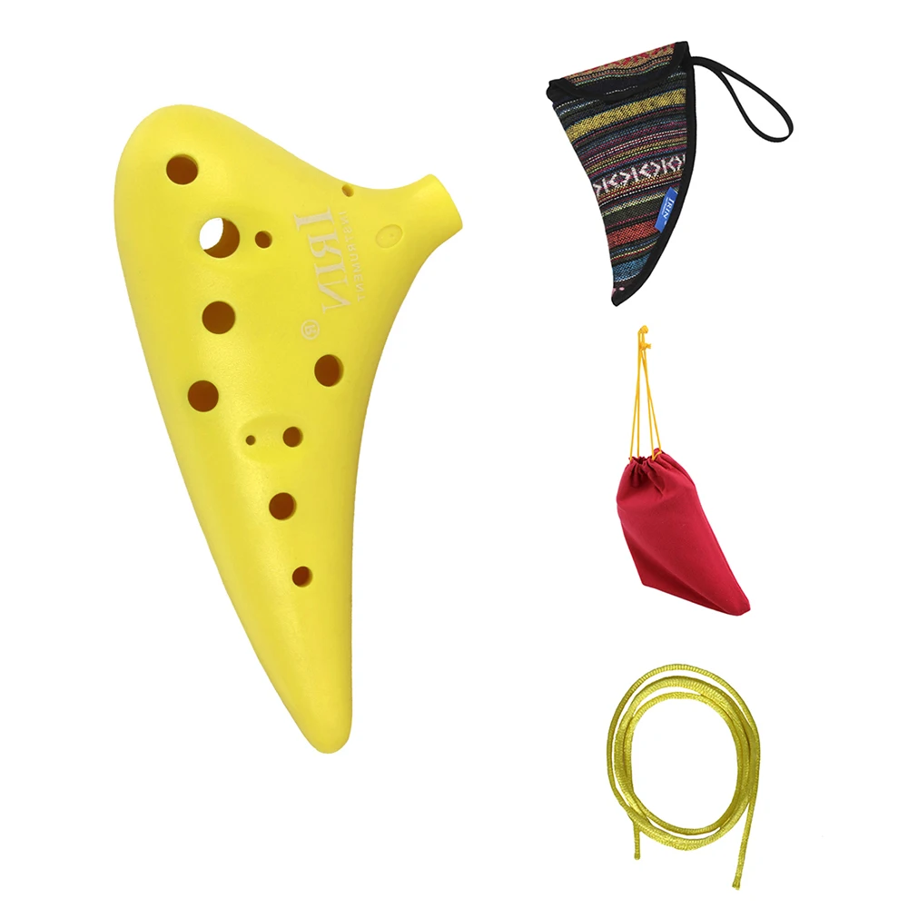 12 отверстий Alto C Ocarina канавка из АБС-материала форма сладкого картофеля с 2