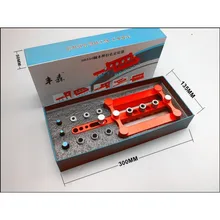 Деревообрабатывающий пробивая локатор точного само центрирующая дрель дюбель джиг сверла для плотника комплект шип отверстие в ковбойском стиле комплект из 6/8/10 мм