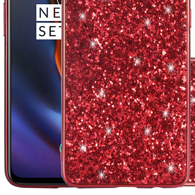 S10 plus блестящий чехол для samsung galaxy s10plus 10 plus 10 s 10 splus чехол для телефона Блестящий блестящий чехол защитный бампер - Цвет: Red