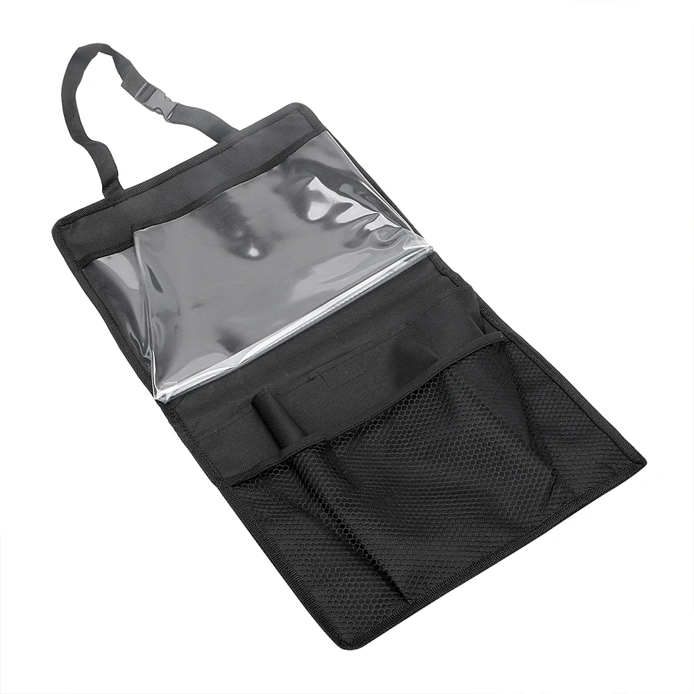 YOSOLO Stowing Tidying Car Seat Back Organizer Multi-use Tablet Stand Book Phone Holder Storage Bag Car-styling Foldable Bags