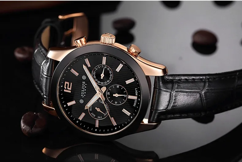 Новые мужские наручные часы Julius Homme модные часы платье браслет ISA Mov из нержавеющей стали бизнес школы подарок на день рождения мальчика