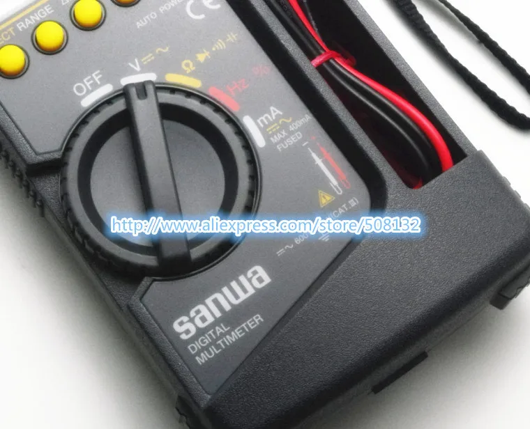 Цифровой мультиметр CD800A CD800a DMM 4000 вольт счетчик тестер метр SANWA