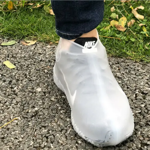 1 пара туфли для многократного применения Чехлы водонепроницаемые эластичные Нескользящие туфли