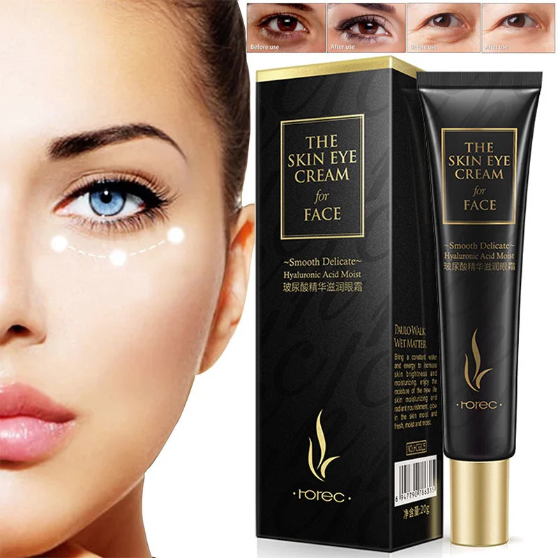 

Hyaluronic Acid Anti Wrinkle Eye Serum Remove Dark Circle Anti-Aging Wrinkle Essence Eye Cream Peptide Collagen Anti-aging