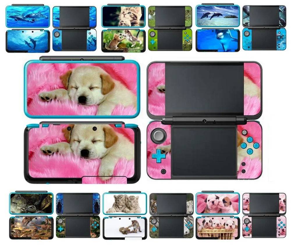 

Lovely Animals Vinyl Skin Sticker Protector for Nintendo NEW 2DS XL LL skins Stickers