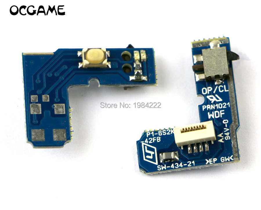 OCGAME 100 шт./лот запасная часть переключатель сброса платы питания PCB on off board для PS2