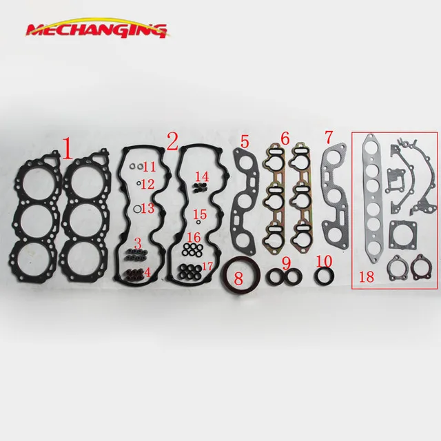 

For NISSAN PALADIN 2.4L VG33E Engine Rebuilding Kits Overhaul Package Complete Engine Parts Engine Gasket 10101-0W025 50238300