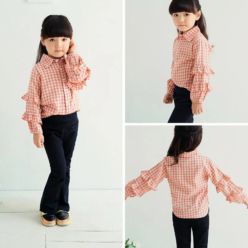 Girl Shirt for Kids Long Sleeve Girl Shirt Autumn Blouse Girls Kids 2