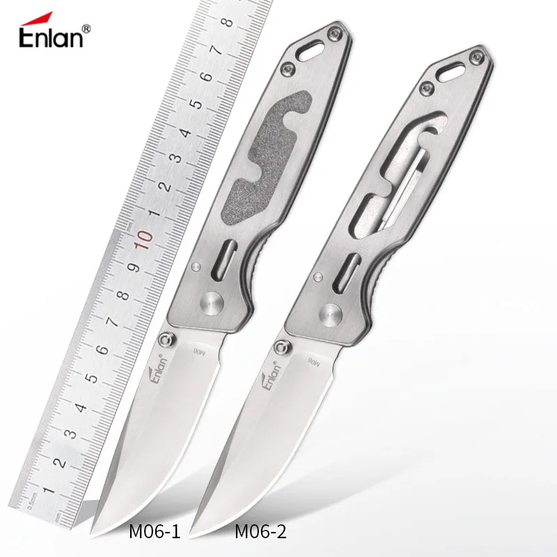 Enlan M06 складной карманный Ножи оптовая продажа 8cr13mov лезвием Открытый Отдых выживания тактическое назначение Охота Ножи EDC Ножи