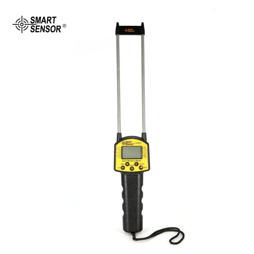 

Digital Grain Moisture Meter Hygrometer Use For Corn Wheat Rice Bean Peanut Grain Measurement Moisture Humidity Tester
