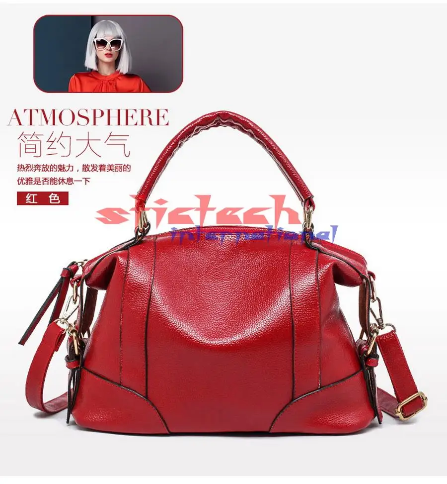 Weichem Handtaschen Hobos 10 Feminina Oder Neuheiten Ems Damen Mädchen Taschen Große Black Stücke Tasche Leder Reißverschluss Umhängetasche blue red Durch Dhl Bolsa Frauen 0nHqwnX