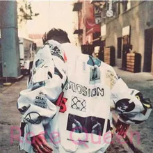 Новинка, для влюбленных пар, мода Harajuku, тонкая толстовка, ветровка, для мужчин и женщин, космическая, KPOP, бейсбольная куртка, пальто