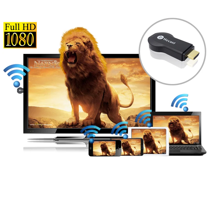 WECAST Mirroring Airplay ТВ приставка беспроводной приемник дисплея ключ HDMI 1 3 HD выход