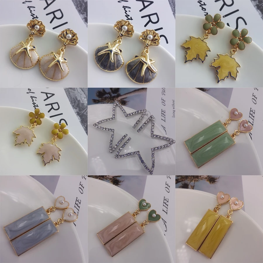 Женские Геометрические акриловые серьги подвески Boucles d oreille femme|Серьги-подвески| |