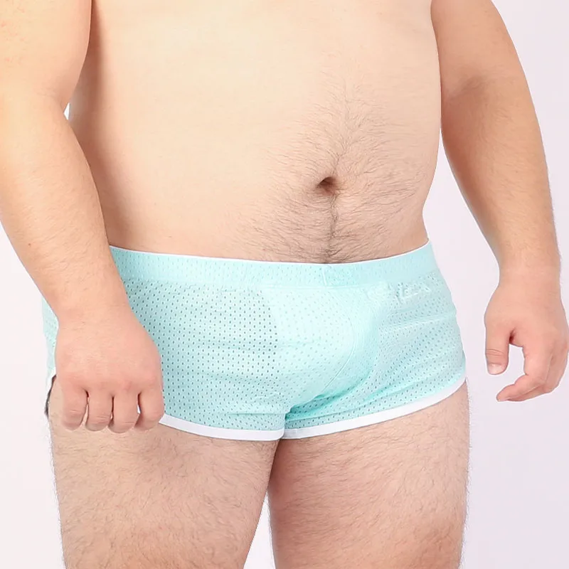 5 PCS/LOT New Arrival Male Mesh Underwear Men's Net Boxers Breathable Underpants Arrow Pants Shorts 6 Colors M L XL XXL XXXL 3
