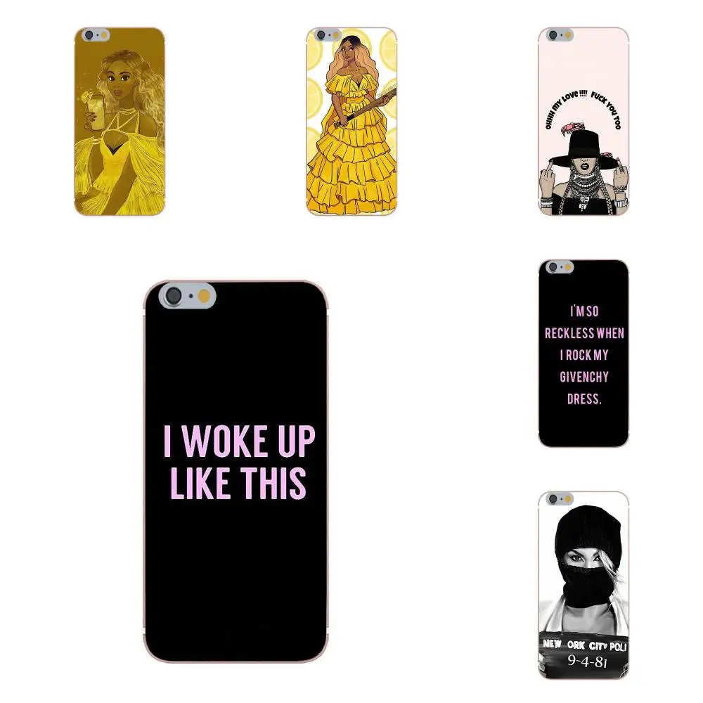 

Omdnwd Beyonce Lemonade I Slay Pop Music For iPhone 4 4S 5 5C 5S SE 6 6S 7 8 Plus X High Quality Classic Soft Phone Case