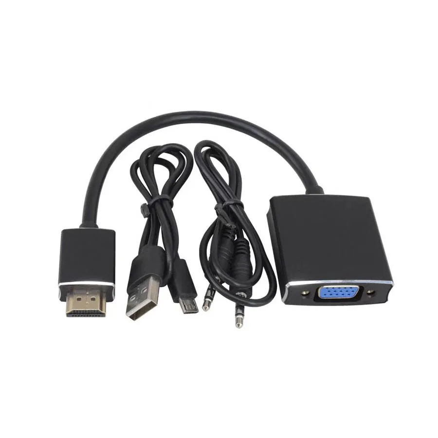 Aluminum alloy HDMI TO VGA (9)