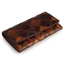 New Arrival Genuine Leather Wallets Women Leather Clutch Bag Real Leather Wallet Female Credit Card Holder Women’s Purse Bolsa