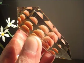 

A*82g Natural Smoky Vogel Style Quartz Crystal 12 sided DT Wand Superb