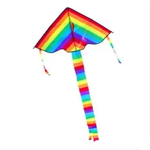 Free Shipping high quality rainbow kite 100pcs/lot with flying tools Outdoor Fun Sports kite Factory Child Triangle Color Kite Free Shipping high quality rainbow kite 100pcs/lot with flying tools Outdoor Fun Sports kite Factory Child Triangle Color Kite