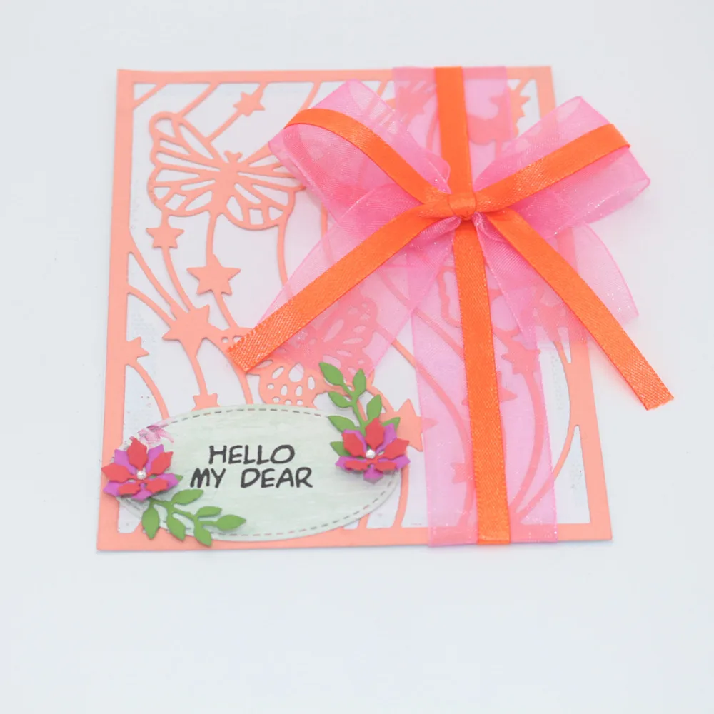  Butterfly Frame Metal Cutting Die Scrapbooking Embossing Stencil Card Cut Dies for DIY Invitation E - 32847149318