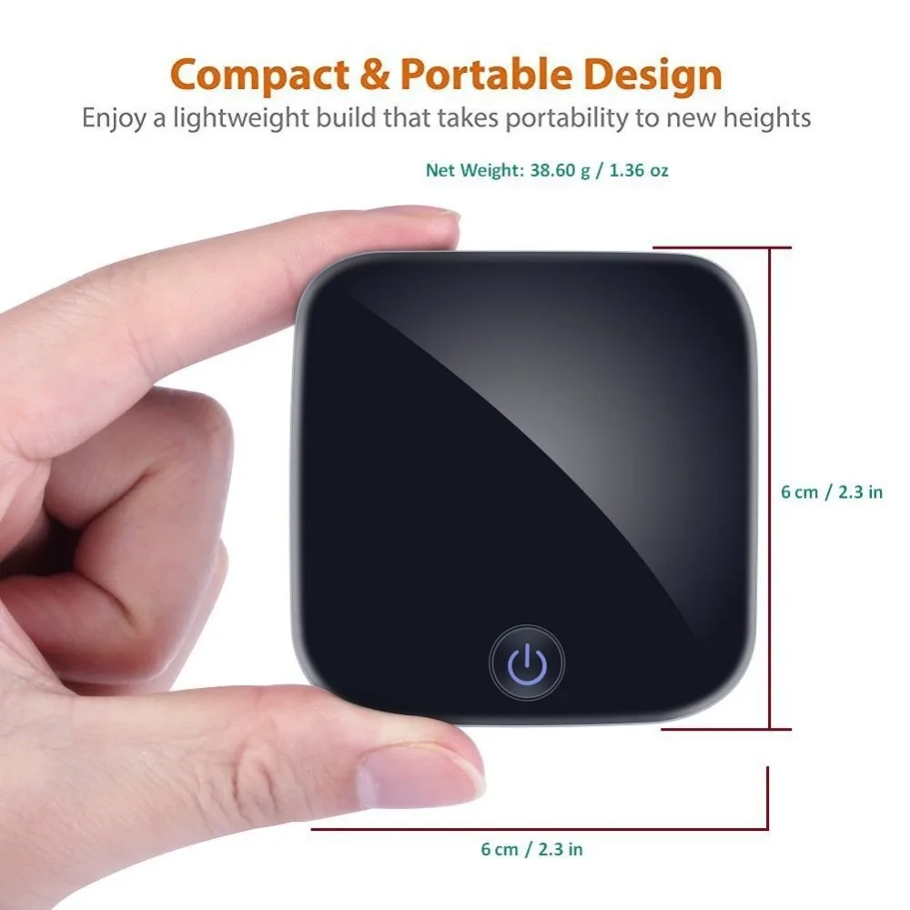 

BTI-029 Bluetooth Receive Adapter Transmitter TOSLINK Digital Optical I/O Adapter Support Bluetooth V 5.0 for TV DVD Mp3 PC