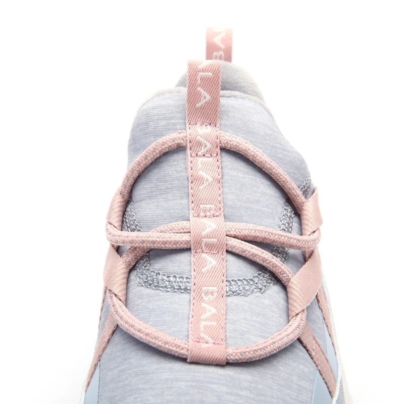 Balabala/кроссовки на флисовой подкладке для девочек; слипоны с декоративной шнуровкой; кроссовки для бега для девочек-подростков с язычком на пятке