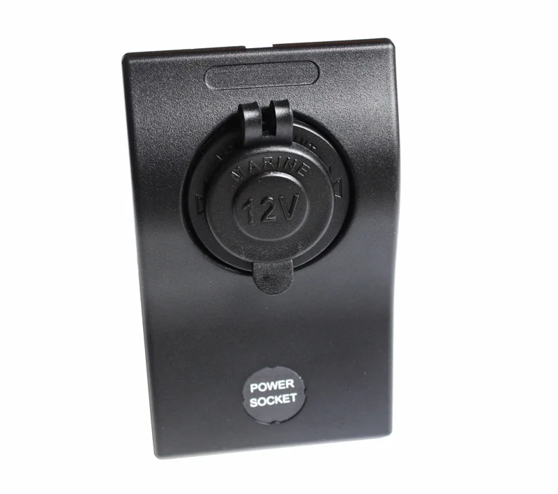 

Водонепроницаемая панель для розетки прикуривателя Marine/Boat/RV 15A, выключатели DC 12 В/24 В