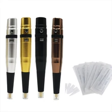 1 комплект Электрический Перманентный макияж машина татуировки для глаз бровей губ тела Книги по искусству Косметика Ротари татуировки