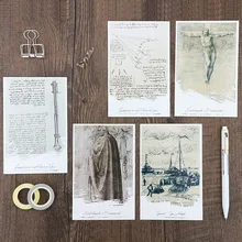 30 листов/серия креативных художников Серия открыток/поздравительных открыток/Рождественские и новогодние подарки