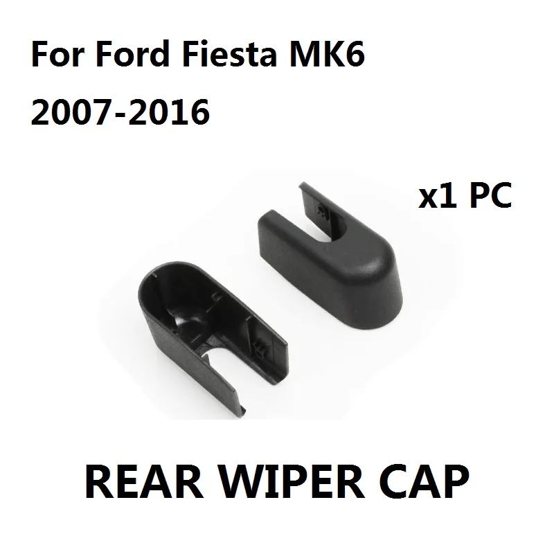 Rear Wiper Arm Cap For Ford Fiesta MK6 6 Black Rear Wiper Washer Arm