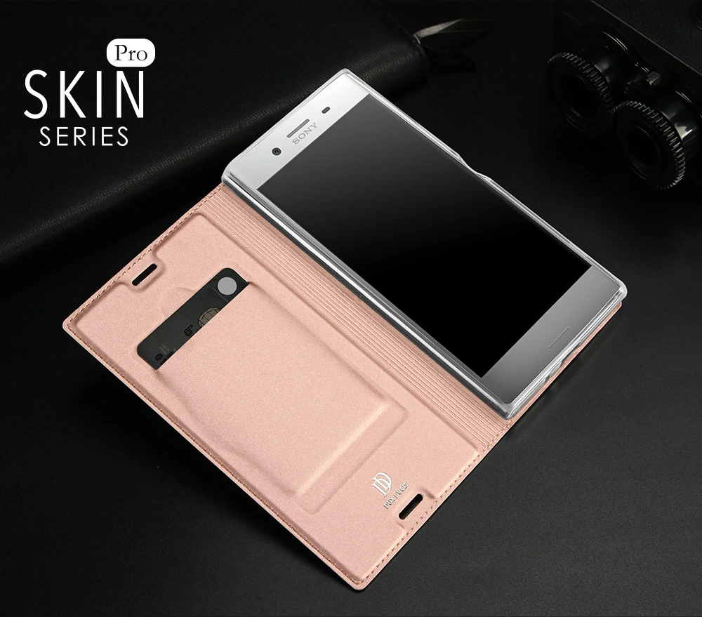 DUX DUCIS кожаный чехол для sony Xperia XZ1 Funda роскошный флип стенд держатель карты бумажник чехол для sony XZ1 Футляр для телефона Hoesje