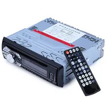 1563U 12 В Аудиомагнитолы автомобильные стерео Поддержка USB SD Mp3 плеер Aux DVD VCD CD-плееры с Дистанционное управление с цифровой стерео FM радио