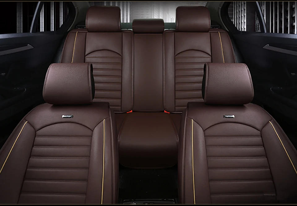 HeXinYan кожаные универсальные чехлы для сидений автомобиля для Geely Emgrand EC7 GX X7 FE1, автомобильный Стайлинг, автомобильная внутренняя подушка