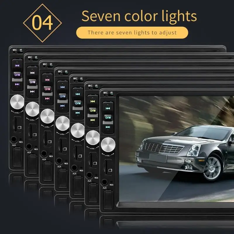 Cheap VODOOL 7012B 2 Din Car Radio 7" Touch Screen Stereo Video MP5 Player Autoradio Bluetooth AUX USB FM Auto Audio Multimedia Player 12