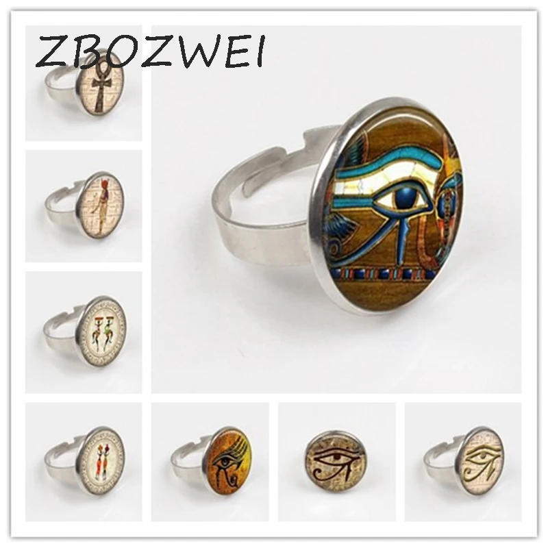 ZBOZWEI 2018 Готический Египетский Властелин нижнего мира кольцо Анубис винтажные