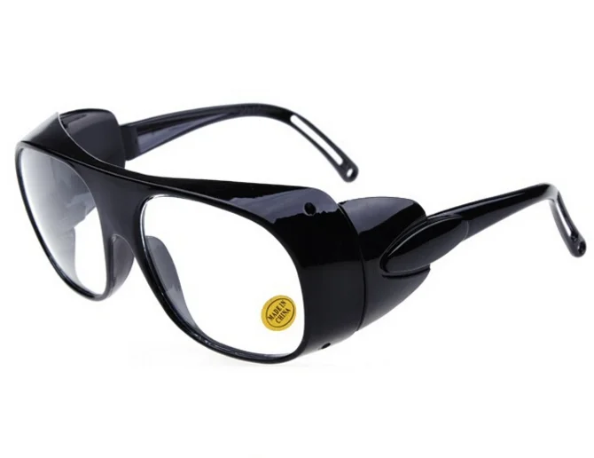 Защитные очки для конкретных растений, анти-ударные очки, защитные рабочие сварочные очки, ветрозащитные зеркальные очки, оптические стеклянные линзы, 4 цвета - Цвет: white
