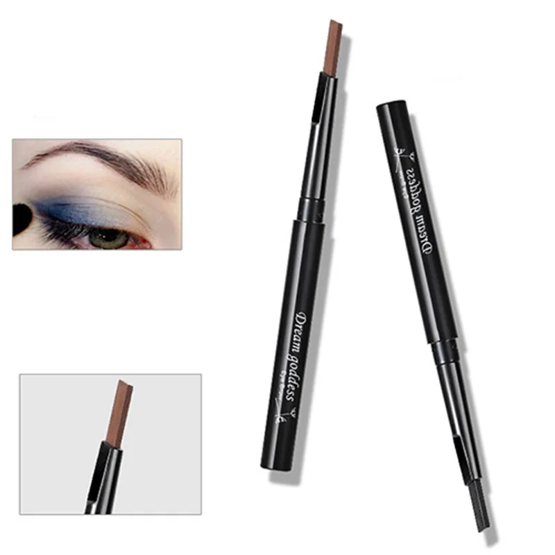 

1Pc Rotatable Waterproof Eyeliner Eye Brow Pencil Makeup Cosmetic Pen Long-lasting Natural Eyebrow Pencil Enhance Beauty Tool