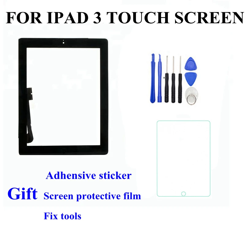 

1PCS High quality LCD screen touch glass for Ipad 3 3rd Gen A1416 A1430 A1403 9.7