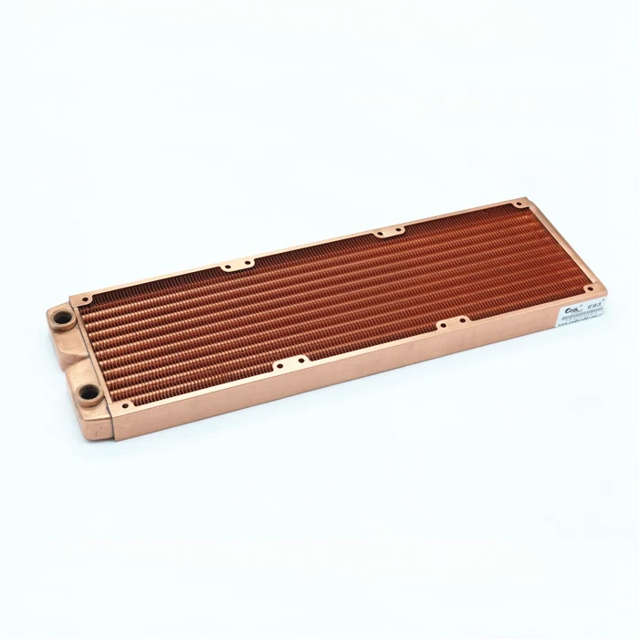 

360*24*120mm computer water cooling copper discharge radiator fan Heat sink ultra-dense fin heat exchanger