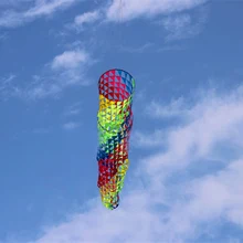 Free shipping high quality 4.8m colorful windsocks kites so beautiful ripstop nylon fabric kite parachute Free shipping high quality 4.8m colorful windsocks kites so beautiful ripstop nylon fabric kite parachute