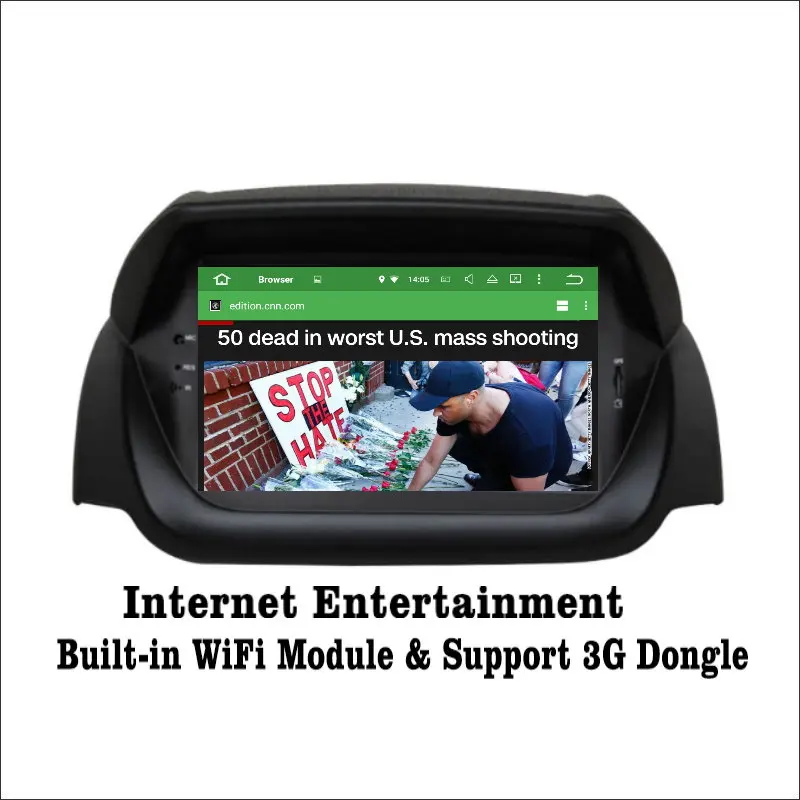 Top Liislee Android 7.1 2G RAM For Ford EcoSport 2013~2016 Car Radio Audio Video Multimedia DVD Player WIFI DVR GPS Navi Navigation 3