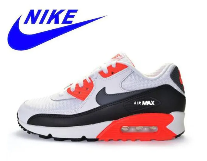 NIKE AIR MAX 90 ESSENTIAL для мужчин s кроссовки сетки дышащая обувь супер легкие поддержка