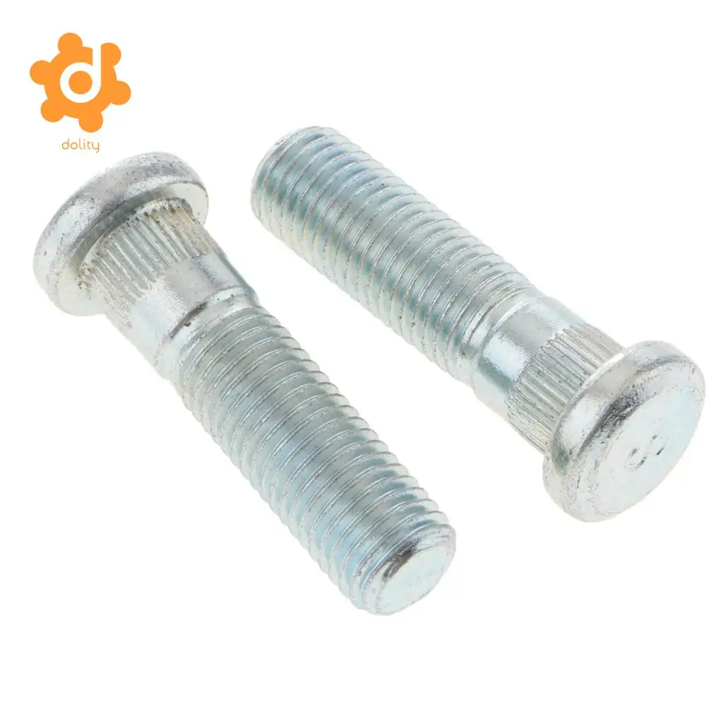 5 Pieces M10x1.5 Wheels Tires Knurl Studs Stud Bolts for Honda Acura Isuzu