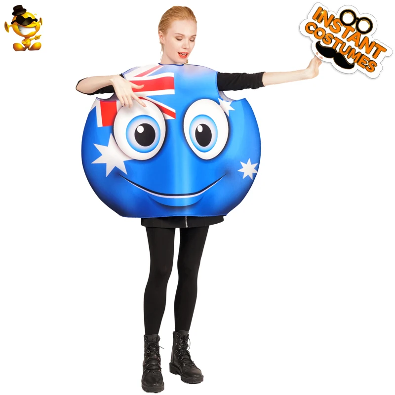 Adult Unisex Smiling Face Emoji Costume Roleplay Flag Emoticon Jumpsuit Facny Dress in Carnival&Christmas Party Costumes Adult Unisex Smiling Face Emoji Costume Roleplay Flag Emoticon Jumpsuit Facny Dress in Carnival&Christmas Party Costumes