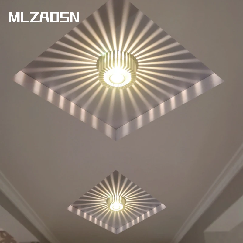 Us 22 13 15 Off Ceiling Lights Corridor Open Set Lamps 3w5w Colourful Entrance Foyer Home Modeling Lights Led Effect Light Embedded Lamp In Ceiling