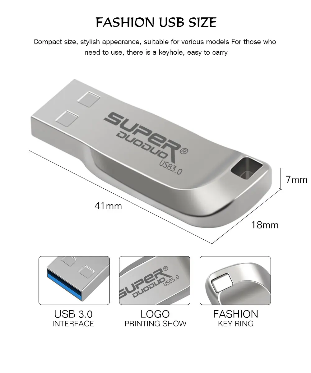 USB3.0 металлическая Флешка 64 Гб карта памяти 32 Гб usb флеш-накопитель 128 Гб 64 Гб 16 Гб супер мини usb флешка 3,0